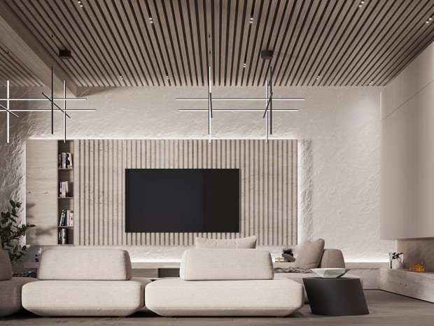 Peter Sergeev Architecture + Design | House interior in Okhta region