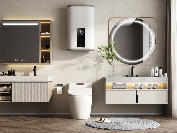 现代浴室柜洗手柜组合3D模型